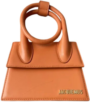 Pre-owned Leather jacquemus-bags Jacquemus Pre-owned , Orange , Dames - ONE Size