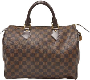 Pre-owned Leather louis-vuitton-bags Louis Vuitton Vintage , Brown , Dames - ONE Size