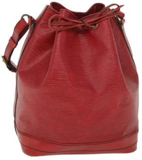 Pre-owned Leather louis-vuitton-bags Louis Vuitton Vintage , Red , Dames - ONE Size