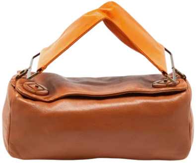 Pre-owned Leather prada-bags Prada Vintage , Beige , Dames - ONE Size