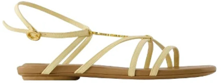 Pre-owned Leather sandals Jacquemus Pre-owned , Beige , Dames - 37 EU