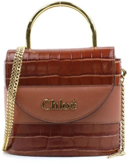 Pre-owned Leather shoulder-bags Chloé Pre-owned , Brown , Dames - ONE Size