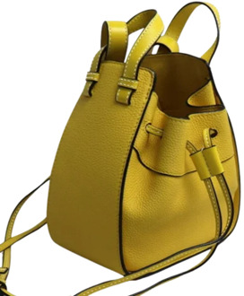 Pre-owned Leather shoulder-bags Loewe Pre-owned , Yellow , Dames - ONE Size