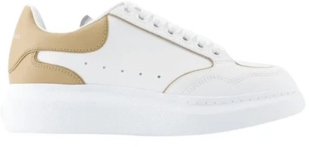 Pre-owned Leather sneakers Alexander McQueen Pre-owned , White , Dames - 35 EU
