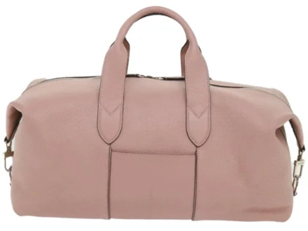 Pre-owned Leather travel-bags Louis Vuitton Vintage , Pink , Dames - ONE Size