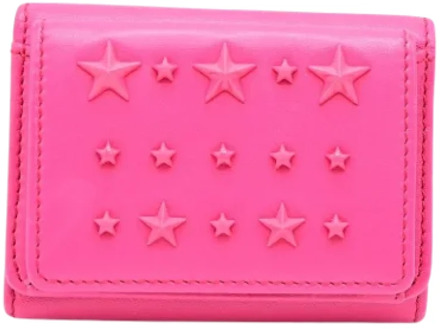 Pre-owned Leather wallets Jimmy Choo Pre-owned , Pink , Dames - ONE Size