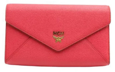 Pre-owned Leather wallets MCM Pre-owned , Red , Dames - ONE Size