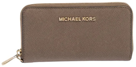 Pre-owned Leather wallets Michael Kors Pre-owned , Beige , Dames - ONE Size