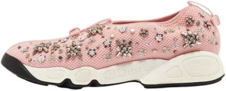 Pre-owned Mesh sneakers Dior Vintage , Pink , Dames - 36 EU