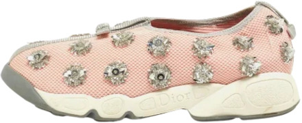 Pre-owned Mesh sneakers Dior Vintage , Pink , Dames - 37 1/2 EU