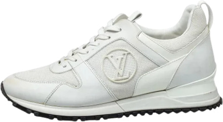 Pre-owned Mesh sneakers Louis Vuitton Vintage , White , Dames - 38 1/2 EU