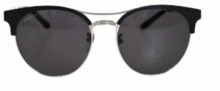 Pre-owned Metal sunglasses Gucci Vintage , Gray , Dames - ONE Size
