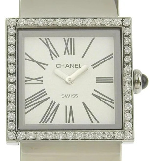 Pre-owned Metal watches Chanel Vintage , Gray , Dames - ONE Size