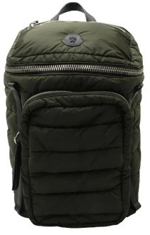 Pre-owned Nylon backpacks Moncler Pre-owned , Green , Dames - ONE Size