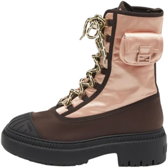 Pre-owned Nylon boots Fendi Vintage , Pink , Dames - 40 EU