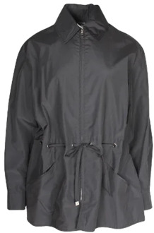 Pre-owned Nylon outerwear Chanel Vintage , Black , Dames - S