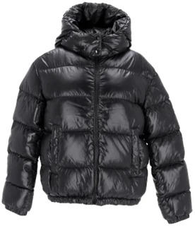 Pre-owned Nylon outerwear Moncler Pre-owned , Black , Dames - XS