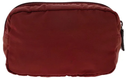Pre-owned Nylon prada-bags Prada Vintage , Red , Dames - ONE Size