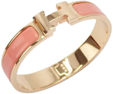 Pre-owned Plastic bracelets Hermès Vintage , Pink , Dames - ONE Size