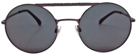 Pre-owned Plastic sunglasses Chanel Vintage , Purple , Dames - ONE Size