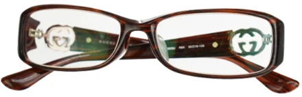 Pre-owned Plastic sunglasses Gucci Vintage , Brown , Dames - ONE Size