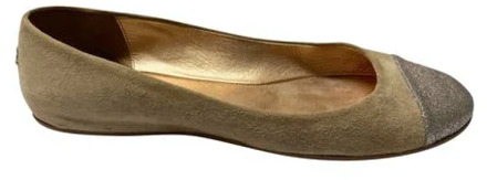 Pre-owned Platte schoenen Jimmy Choo Pre-owned , Beige , Dames - 40 EU