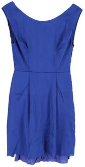 Pre-owned Polyester dresses Acne Studios Pre-owned , Blue , Dames