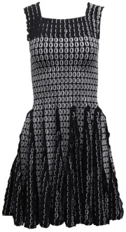 Pre-owned Polyester dresses Alaïa Pre-owned , Black , Dames - 2XS