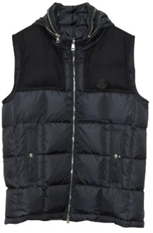 Pre-owned Polyester outerwear Moncler Pre-owned , Black , Heren