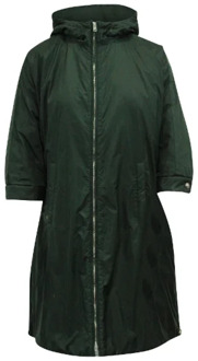 Pre-owned Polyester outerwear Prada Vintage , Green , Dames - S