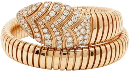 Pre-owned Rose Gold bracelets Bvlgari Vintage , Yellow , Dames - ONE Size