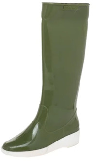 Pre-owned Rubber boots Fendi Vintage , Green , Dames - 36 EU