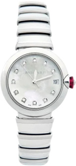 Pre-owned Stainless Steel watches Bvlgari Vintage , Gray , Dames - ONE Size