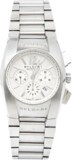Pre-owned Stainless Steel watches Bvlgari Vintage , Gray , Dames - ONE Size
