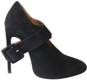 Pre-owned Suede heels Alaïa Pre-owned , Black , Dames - 38 1/2 EU
