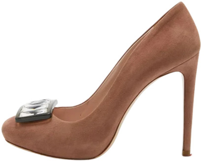 Pre-owned Suede heels Miu Miu Pre-owned , Pink , Dames - 37 EU