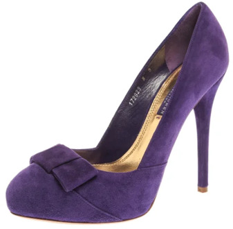 Pre-owned Suede heels Ralph Lauren Pre-owned , Purple , Dames - 38 EU