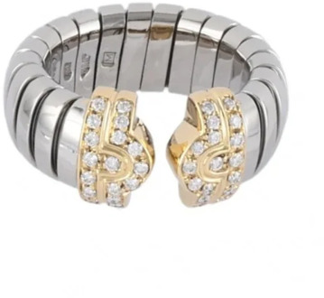 Pre-owned White Gold rings Bvlgari Vintage , White , Dames - ONE Size