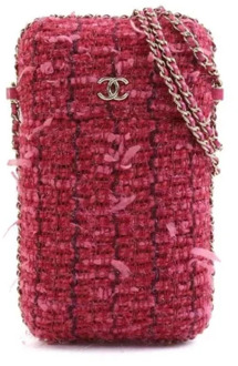 Pre-owned Wool chanel-bags Chanel Vintage , Pink , Dames - ONE Size