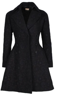 Pre-owned Wool outerwear Alaïa Pre-owned , Black , Dames - XS