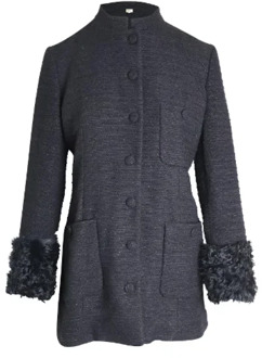 Pre-owned Wool outerwear Gucci Vintage , Black , Dames - 38 EU