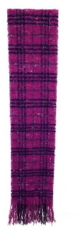 Pre-owned Wool scarves Burberry Vintage , Purple , Dames - ONE Size