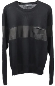 Pre-owned Wool tops Givenchy Pre-owned , Black , Dames - XL