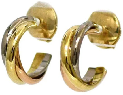 Pre-owned Yellow Gold earrings Cartier Vintage , Yellow , Dames - ONE Size