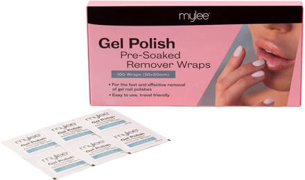 Pre Soaked Gel Remover Wipes (100 Wipes)