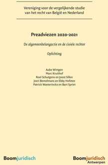 Preadviezen 2020-2021 - Vereniging Voor De Vergelijkende Studie Van Het Recht In Belgie En - Aube Wirtgen
