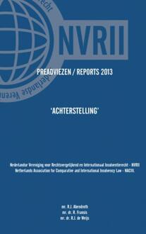 Preadviezen _ Reports 2013 NVRII - NACIIL - Boek NVRII NACIIL (946254591X)