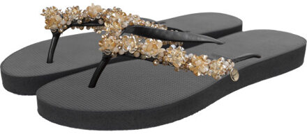 Precious bloom gold zwart - maat 41-42
