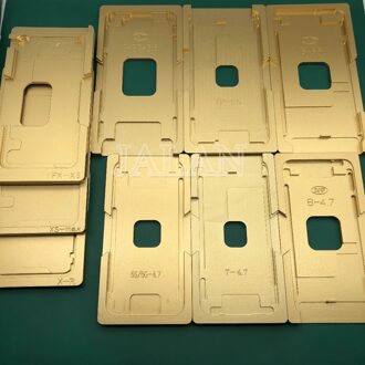 Precisie Aluminium Mal Voor Iphone 6/6 P/6 S/6sp/7/7 P/8 /8 P/X/Xs/Xs Max/Xr Voor Glas Met Frame Positie Display Lamineren Gebruik 6-6s