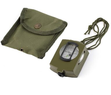 Precisie Amerikaanse Multifunctionele Groene Pointer Kompas Draagbare Vouwen Reizen Wandelen Aluminium Outdoor Kompas